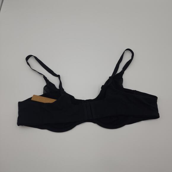 Skims Cotton Jersey Underwire Bra in Soot Size 44C - Picture 5 of 8